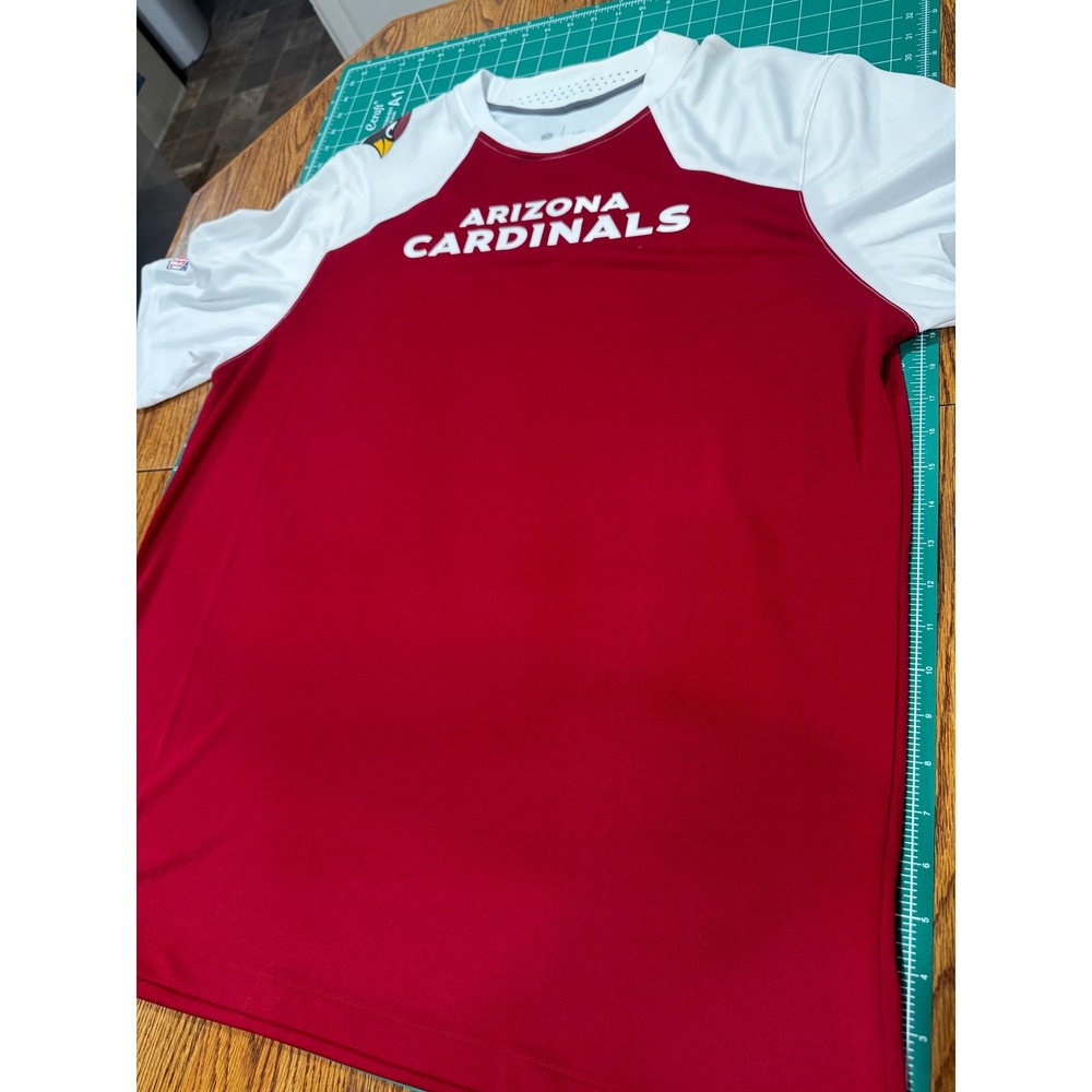 Nike Arizona Cardinals NFL Onfield Dri-FIT Shirt Mens XL Red White 536747-673‎